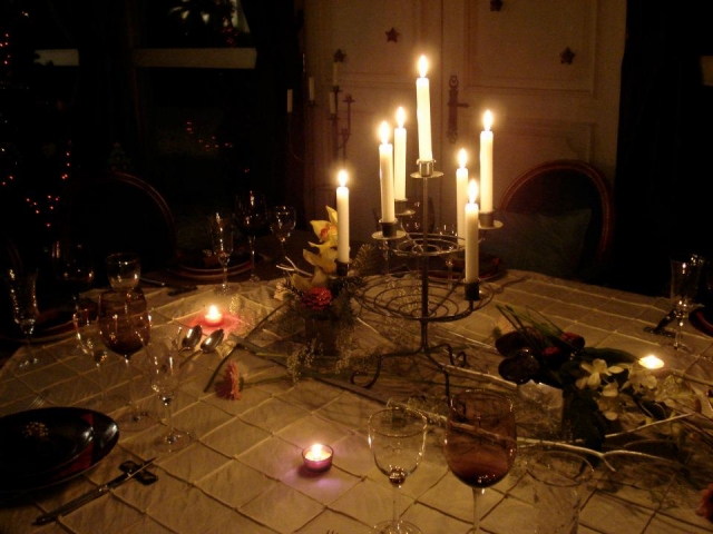  Cena a la luz de las velas duranle la estancia ecuestre 